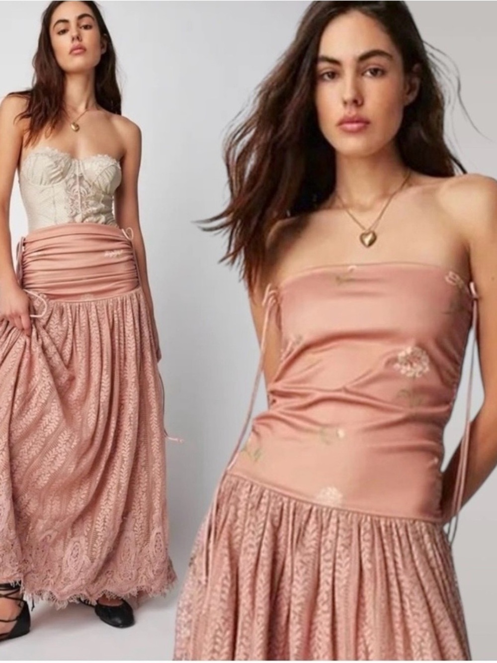 NWOT Free People Rosie Plains Convertible Maxi Dress / Skirt XL